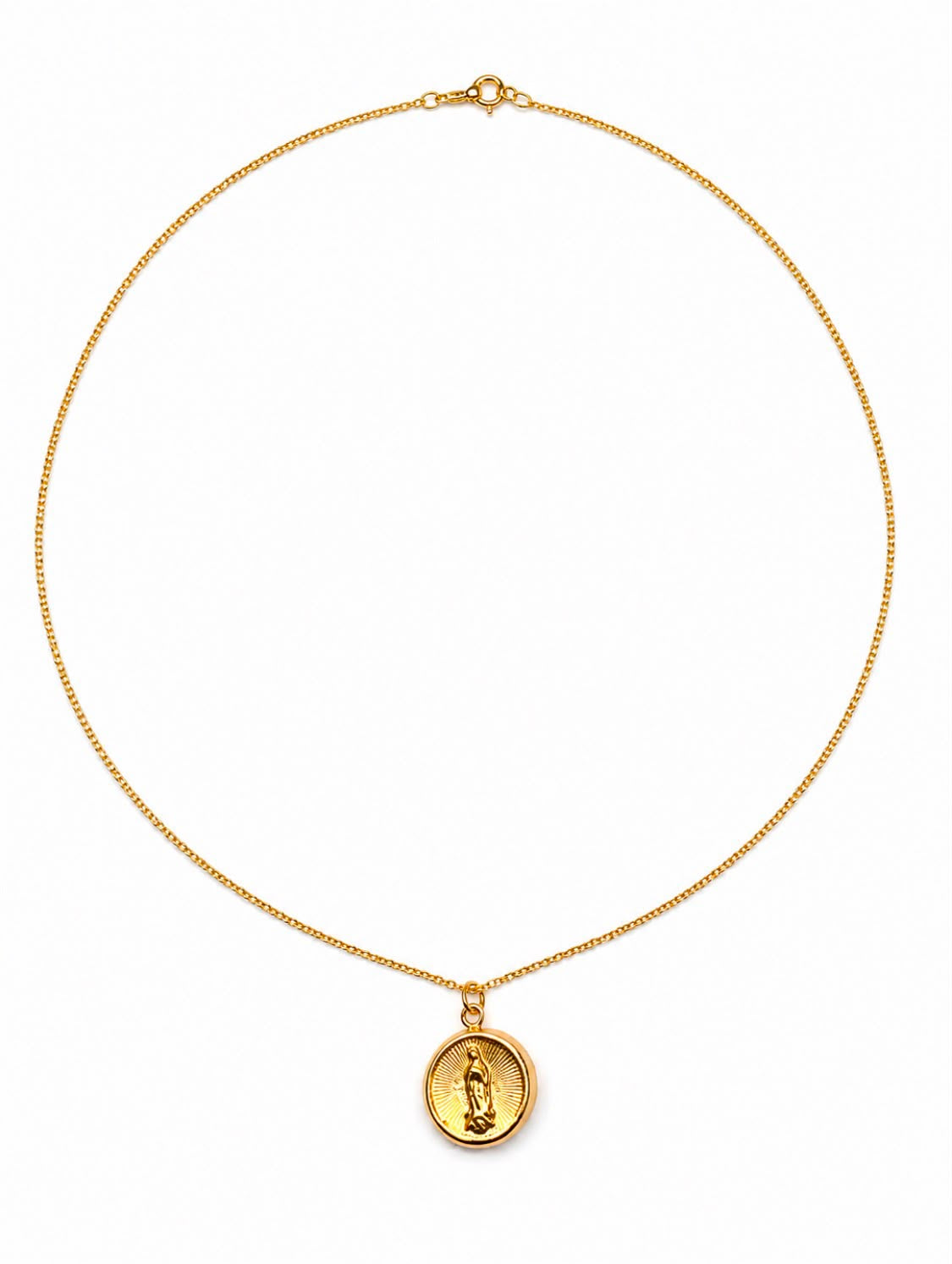 Our Lady Medallion Necklace (Guadalupe)