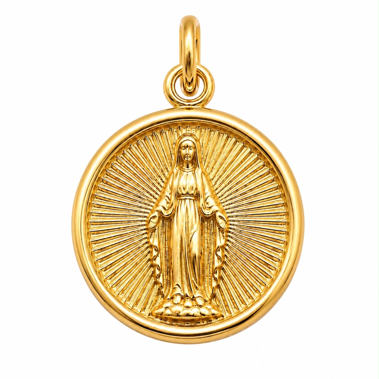Our Lady Medallion Necklace (Guadalupe)
